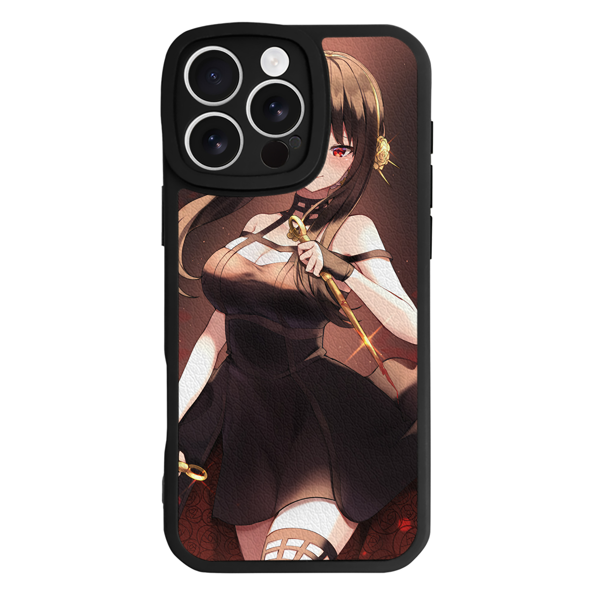 （画像用） SPY×FAMILY间谍家家酒 【iPhone 16シリーズ対応】シリコンスマホケース（レザー調） 材質：シリコン